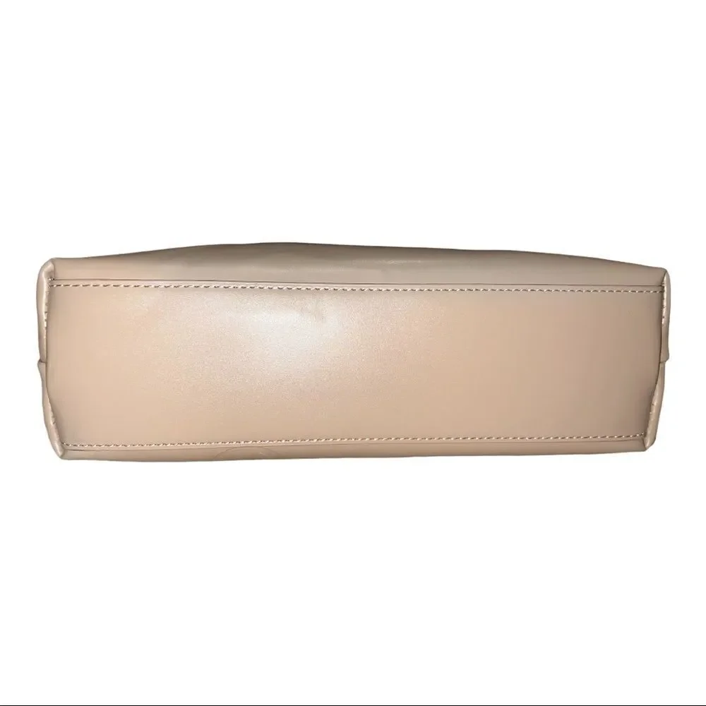 House of Want Taupe Snack Top Handle Satchel Vegan Leather NWD